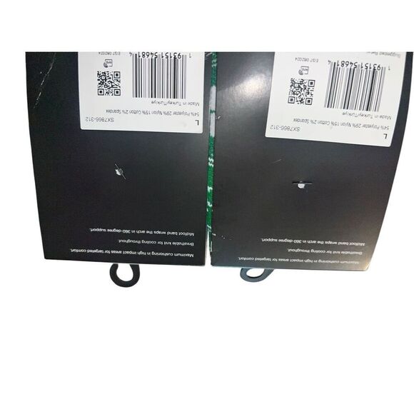 2 Nike ELITE Crew Basketball Socks CHRISTMAS green dri fit santa holidays W10-13 - Picture 2 of 3